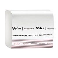 Туалетная бумага Veiro Professional Premium V сложение 2 слоя 250 листов белая 30 шт