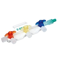 Блок из 3 кранов регулировки направления инфузионных потоков Дискофикс С 16600C разноцветные 50 шт