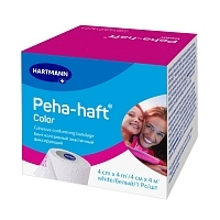 9324835 Бинт Peha-haft (Color white/Пеха-хафт колор белый, бинт когезивный эластичный фиксирующий 4 см x 4 м, 1 шт Бинты медицинские самофиксирующиеся купить в Продез Сочи