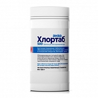 Хлортаб АКВА 500 320 шт Таблетки для дезинфекции воды купить в Продез Сочи
