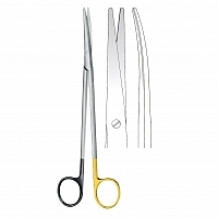 Ножницы хирургические лигатурные узкие изогнутые, вольфрамо-карбидные вставки, 25 см Ножницы медицинские	 купить в Продез Сочи