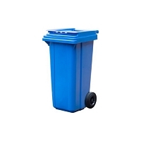 Контейнер для мусора синий 80 л