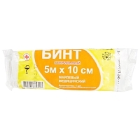 Бинт стерильный Верамед 10 см 5 м индивидуальная упаковка Бинты медицинские стерильные купить в Продез Сочи