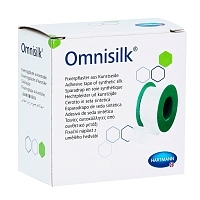 Пластырь Omnisilk 9004941 особопрочная фиксация из синтетического шелка белый 1,25 см 5 м Пластырь медицинский купить в Продез Сочи
