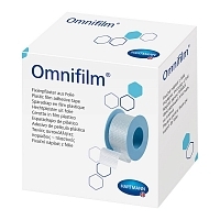 Пластырь Omnifilm гипоаллергенный пленка 1,25 см 5 м прозрачный Пластырь медицинский купить в Продез Сочи