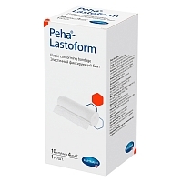 Бинт Paul Hartmann Peha-Lastoform фиксирующий эластичный 10 см х 4 м 300115 20 шт Бинты медицинские самофиксирующиеся купить в Продез Сочи