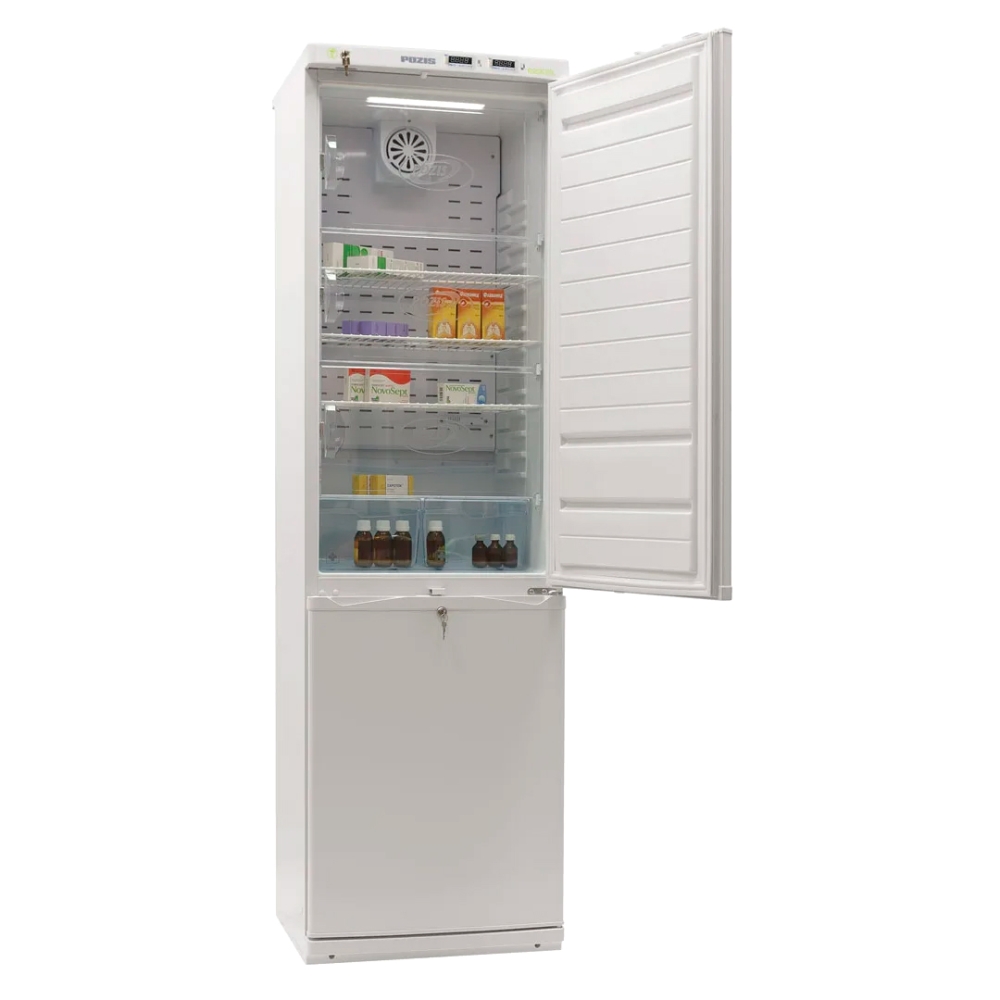Холодильник  ХЛ-340-1 "ПОЗИС" комбинированный, лабораторный,двери (металл/металл) Сейфы-холодильники купить в Продез Сочи