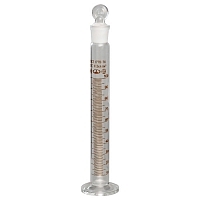 Цилиндр МиниМед 2-100-2 стекло с пришлифованной пробкой Колбы для лаборатории купить в Продез Сочи