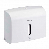 Диспенсер для бумажных полотенец CRAFTICA S-CF-8233W 215х265х100 мм белый матовый 62224 Диспенсеры для полотенец купить в Продез Сочи
