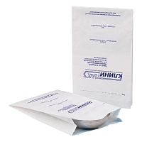 Пакет для стерилизации бумажный со складкой термосвариваемый Клинипак 160х40х390 мм 100 шт Пакеты стерилизационные термосвариваемые купить в Продез Сочи
