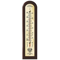 Термометр спиртовой комнатный RST 05937 махагон