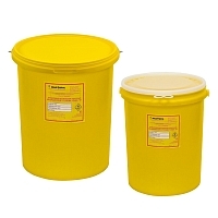 Набор контейнеров для утилизации медицинских отходов МедФарм класс Б 12 л 18 л Емкости класса Б для утилизации для медицинских отходов купить в Продез Сочи