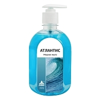 Атлантис жидкое мыло антибактериальное - дозатор 0,5 л Жидкое антибактериальное мыло купить в Продез Сочи