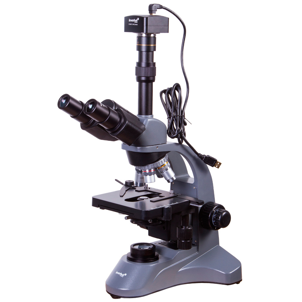 Микроскоп цифровой Levenhuk D740T, 5,1 Мпикс, тринокулярный  Микроскопы для лаборатории купить в Продез Сочи