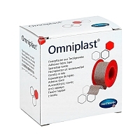 Пластырь Omniplast текстиль 1,25 см 5 м телесный 9005041 Пластырь медицинский купить в Продез Сочи