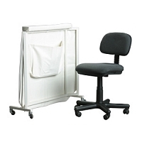 Ширма рентгенозащитная малая для врача с креслом 1 мм Pb 900x1000х98 мм