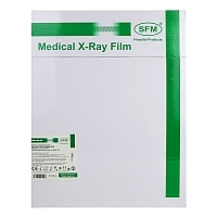 Пленка рентгеновская медицинская SFM X-Ray GF 30х40 см зеленочувствительная 100 листов