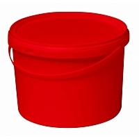 Бак для медицинских отходов Респект класс В 10 л красный