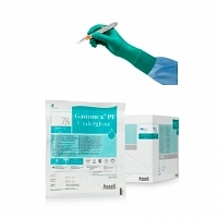 Перчатки латексные хирургические стерильные усиленная манжета 290 мм р.8 Gammex PF Underglove