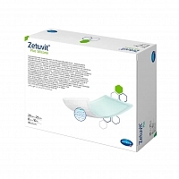 Повязка Zetuvit plus Silicone 4138501 суперабсорбирующая стерильная со слоем силикона 20х25 см 10 шт Повязки медицинские купить в Продез Сочи