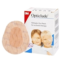 Повязка Opticlude Maxi для глаз самоклеющаяся 5,7х8 см 20 шт Повязки медицинские купить в Продез Сочи