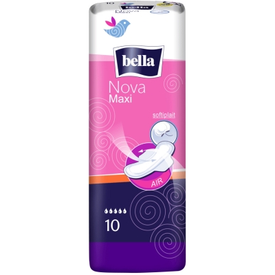 Прокладки гигиенические bella Nova Maxi 10 шт Прокладки и тампоны купить в Продез Сочи