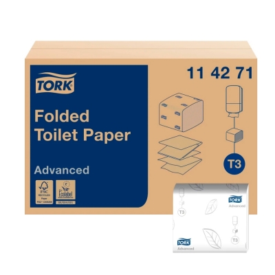 Туалетная бумага Tork Advanced 114271 2 слоя 11х19 см 242 листа 36 шт Туалетная бумага купить в Продез Сочи
