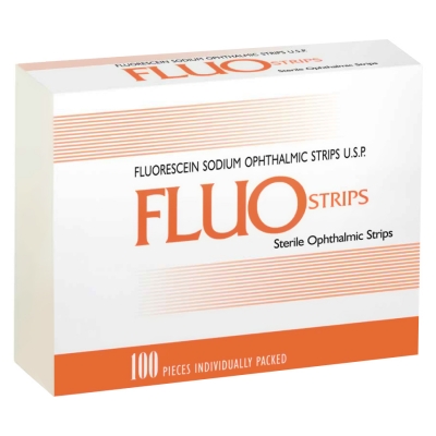 FluoStrips тест-полоски офтальмологические с флюоресцеином 100 шт Комплекты для анализов купить в Продез Сочи