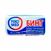 Бинт фиксирующий эластичный Fixomed (6см*4м) 20шт/упак Бинты медицинские эластичные купить в Продез Сочи