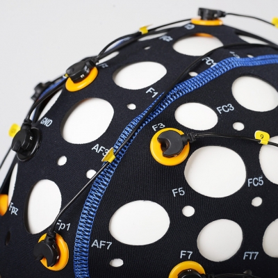 Шлем текстильный МКС-КЭП-26 маркированный MCScap 10-20 с кольцами размер L Шлемы для ЭЭГ купить в Продез Сочи