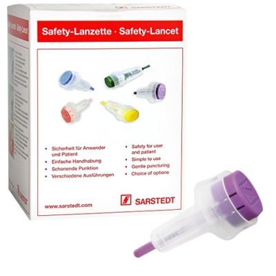 Ланцет Safety-Lancet Super 1,6 мм Ланцеты медицинские купить в Продез Сочи