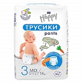 Трусики для детей bella baby Happy Midi, вес 6-11кг (14шт/уп) Подгузники для детей купить в Продез Сочи