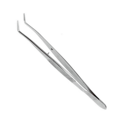 Пинцет зубной изогнутый СТ-10-125 Surgicon 150 мм  Пинцеты медицинские купить в Продез Сочи