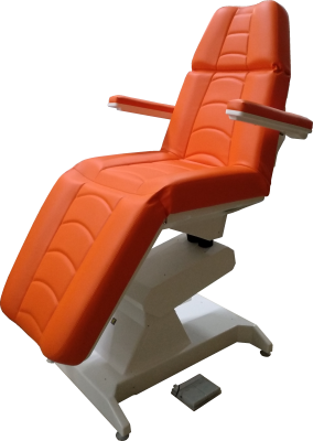 Кресло процедурное с электроприводом Ондеви-2 ОД-2 с прямыми откидными подлокотниками и ножной педалью управления (РУ) Кресла для медицинского кабинета купить в Продез Сочи