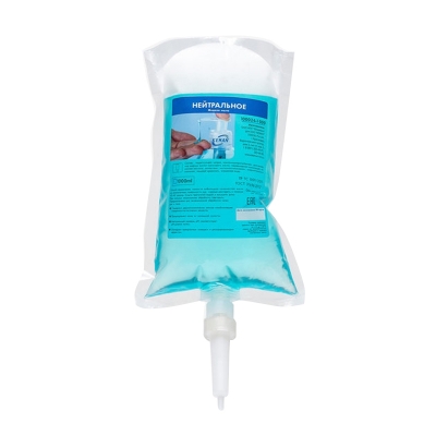 KEMAN нейтральное жидкое мыло для дозатора Tork S1 картридж 1 л бирюзовое Жидкое антибактериальное мыло купить в Продез Сочи