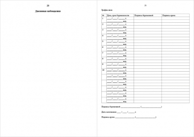 Индивидуальная медицинская карта беременной и родильницы форма №111/у-20 Журналы регистрации показаний купить в Продез Сочи