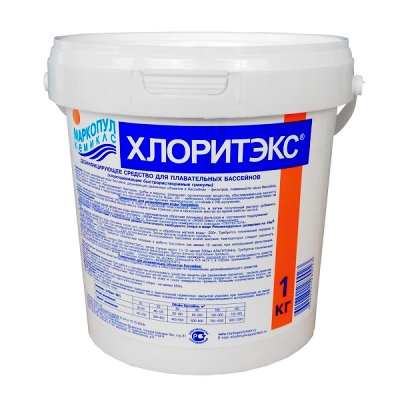 Хлоритэкс гранулы 1 кг Средства для дезинфекции бассейнов купить в Продез Сочи