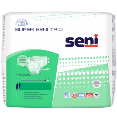 Подгузники Super Seni Trio размер L 10 шт Подгузники для взрослых купить в Продез Сочи
