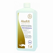 Алсофт R Premium  (1л) Антисептик для рук c содержанием спирта 75% 1 л. Еврофлакон Антисептики для рук и кожи купить в Продез Сочи
