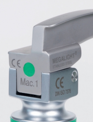 Клинок KaWe Megalight Macintosh №3 c интегрированным фиброоптическим световодом 03.42244.631 Ларингоскопические клинки медицинские купить в Продез Сочи