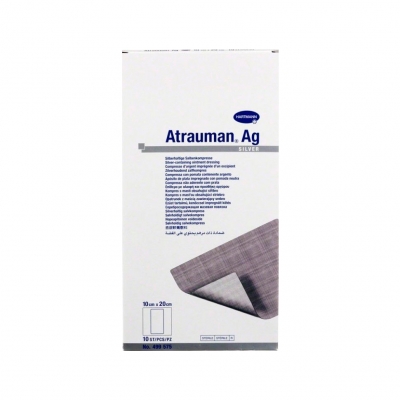 Повязка Paul Hartmann Atrauman Ag 4995757 с серебром стерильная 10х20 см 10 шт Повязки медицинские купить в Продез Сочи