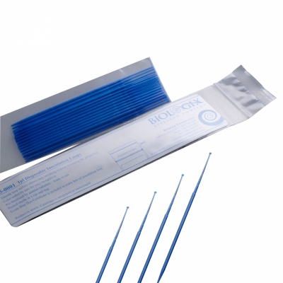 Петля микробиологическая 1 мкл стерильная ПС 198,3 мм округленый кончик синяя 1000 шт Петли для лаборатории купить в Продез Сочи