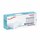 Лейкопластырь "Докапласт" антимикробный с Протарголом, 8*20см., №25 Пластырь медицинский купить в Продез Сочи