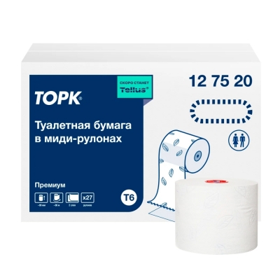 Туалетная бумага Tork мягкая 127520 2 слоя 9,9 см 90 м 27 шт Туалетная бумага купить в Продез Сочи