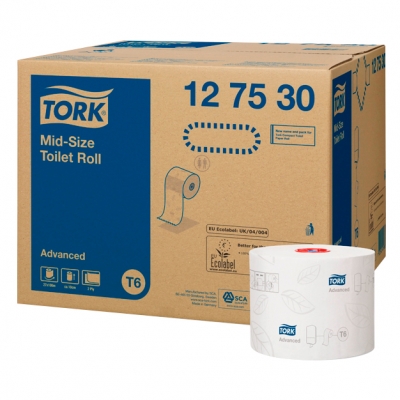 Туалетная бумага Tork мягкая 127530 2 слоя 9,9 см 100 м 27 шт Туалетная бумага купить в Продез Сочи