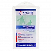Тест КреативМП Гепатит С 25 шт Тесты для экспресс-диагностики заболеваний купить в Продез Сочи