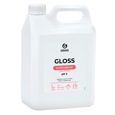 Grass Концентрированное универсальное чистящее средство GLOSS CONCENTRATE 5кг  Средства для сантехники купить в Продез Сочи