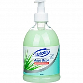 Крем-мыло Luscan Алоэ вера 500 мл антибактериальное Туалетное мыло купить в Продез Сочи