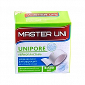 Лейкопластырь Master Uni Unipore на нетканой основе 3 х 500 см Пластырь медицинский купить в Продез Сочи
