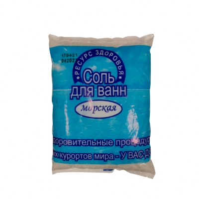 Соль для ванн Морская пакет 1 кг Соль для ванн купить в Продез Сочи